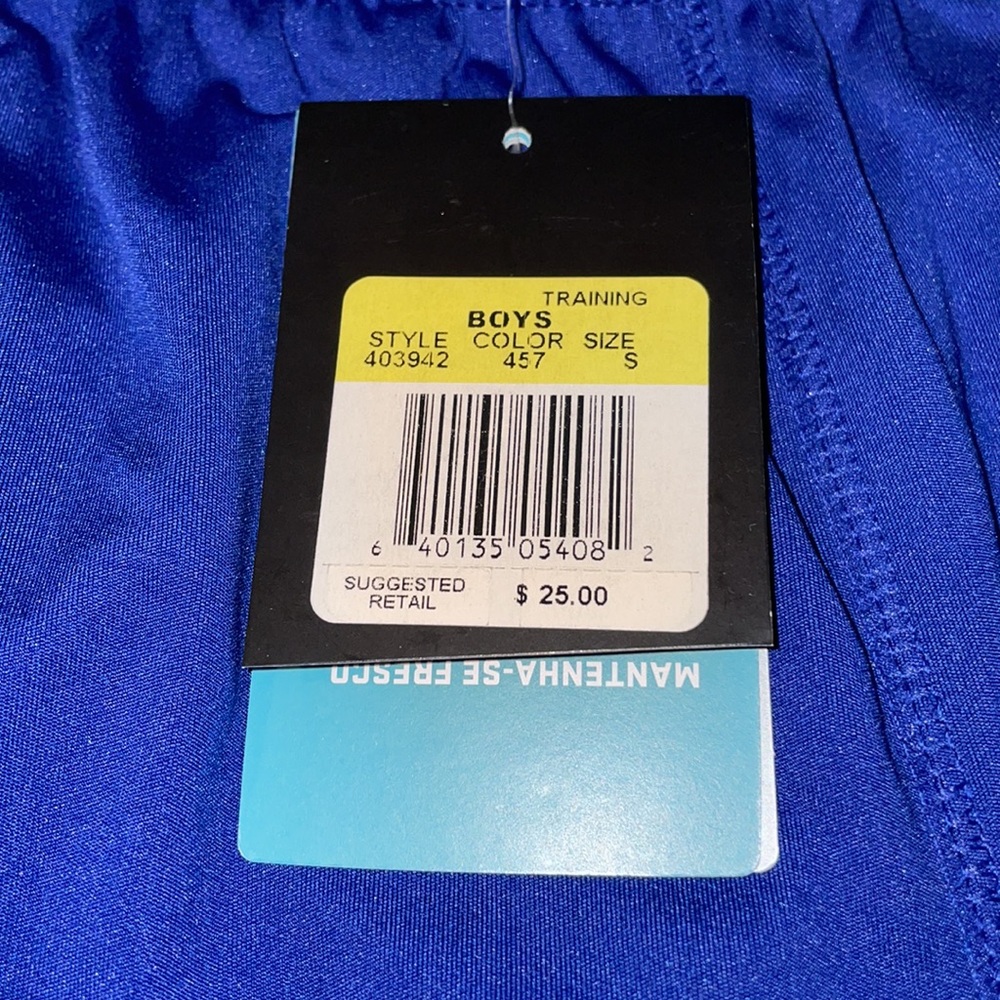 Nike dry fit boys jersey shorts. Navy and turquoise blue. NWTπβ€οΈ - Picture 2 of 5